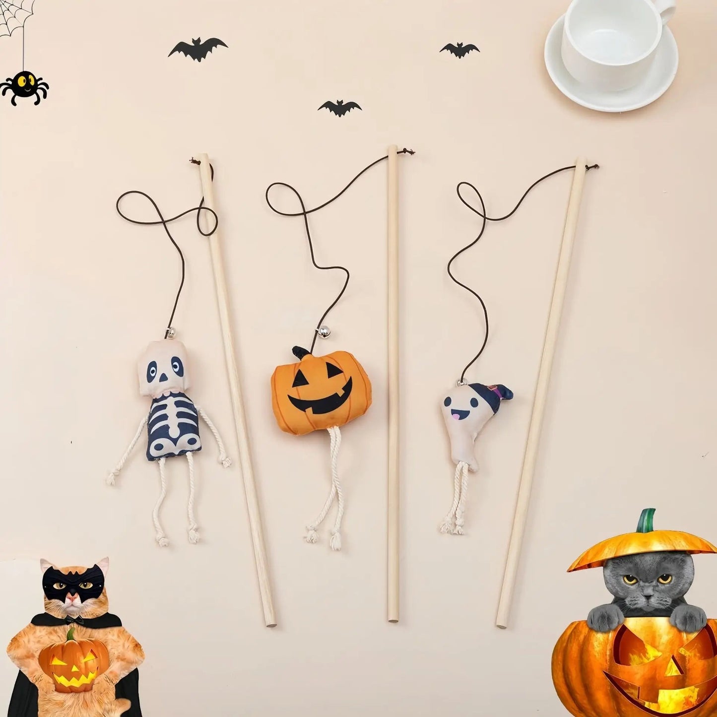 1 - Piece Halloween Themed Cat Toy - The Cat Mom Shop