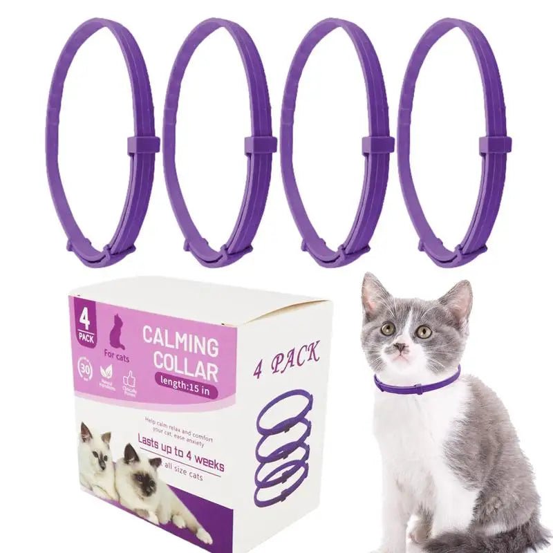 4 - Piece Calming Cat Collar - The Cat Mom Shop