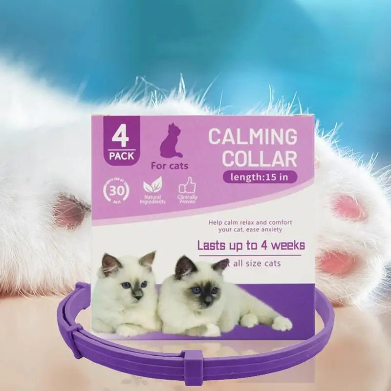 4 - Piece Calming Cat Collar - The Cat Mom Shop