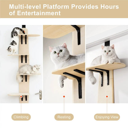 4-Level Versatile Vertical Cat Tree