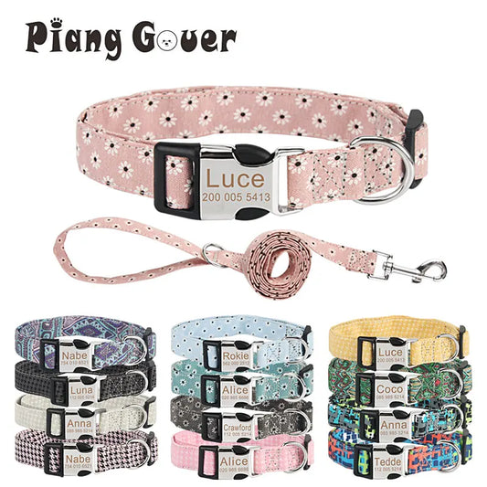 Cat Collar and Matching Leash Set