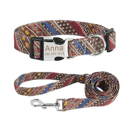Cat Collar and Matching Leash Set