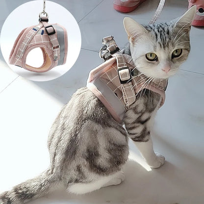 Plaid Cat Harness