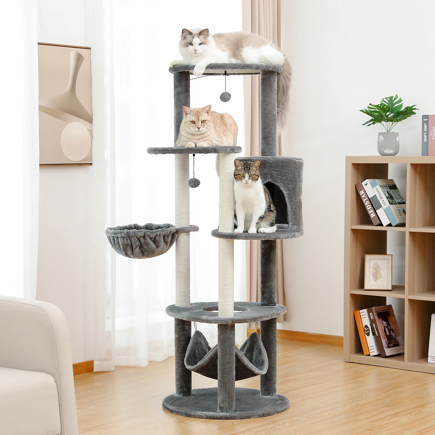 Multi-Level Cat Tower