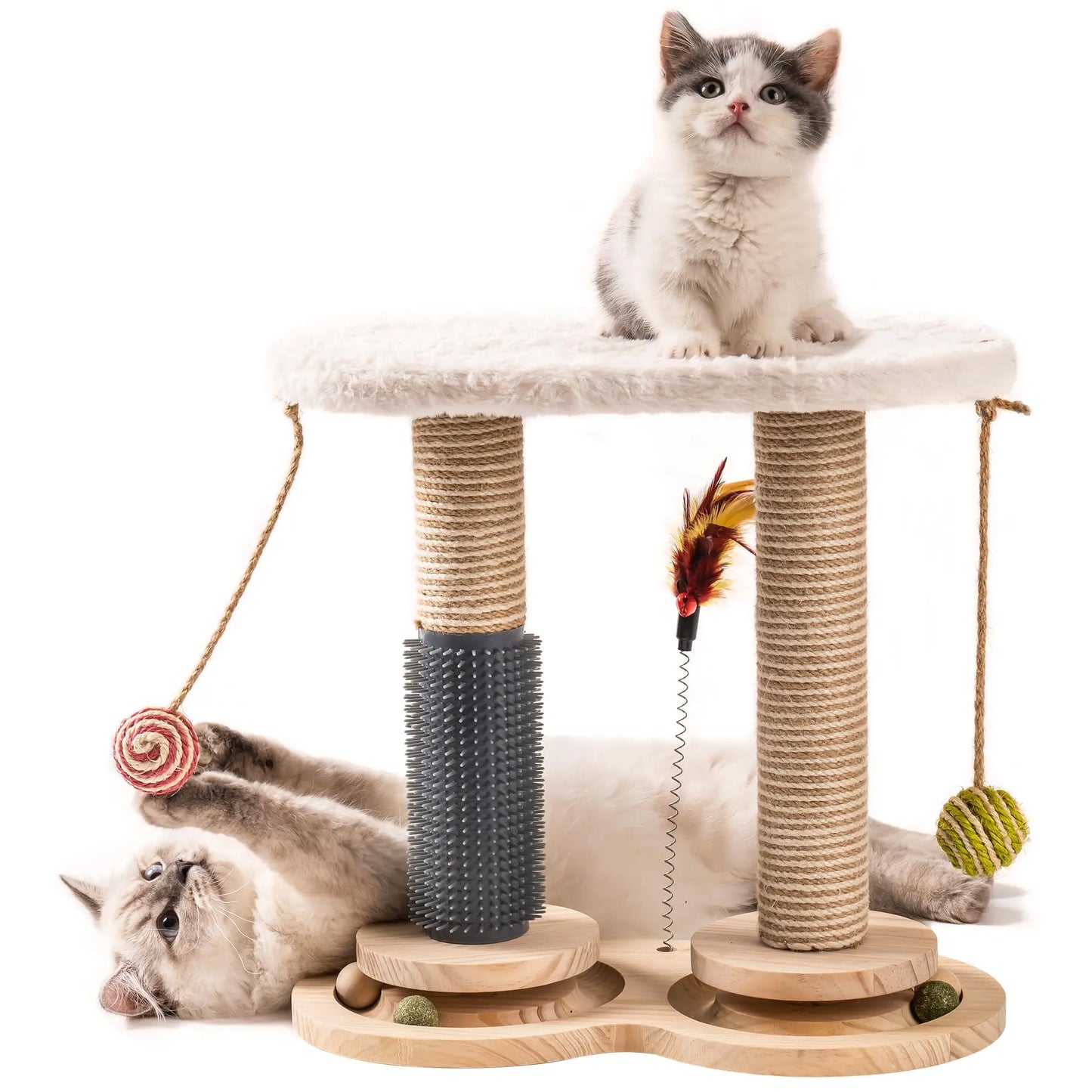 Small Two-Layer Cat Scratching Post