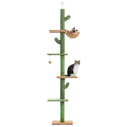 Adjustable Height Cactus Cat Tree