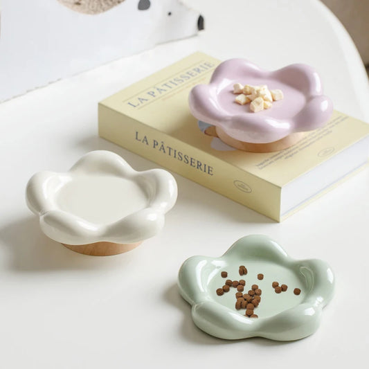 Flower Cat Ceramic Bowl