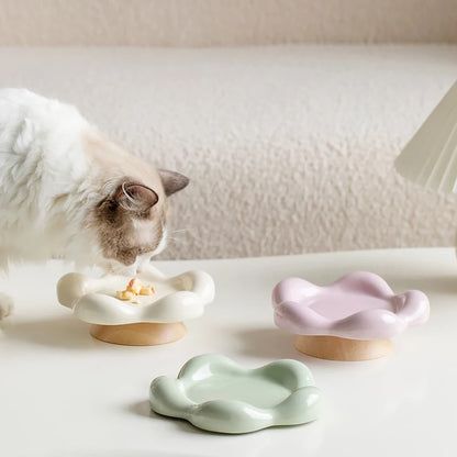 Flower Cat Ceramic Bowl