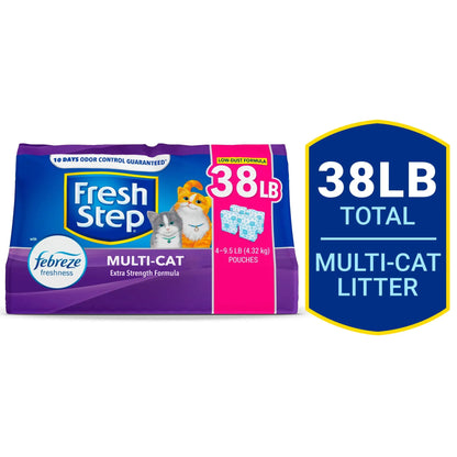 Fresh Step Multi Cat Scented Litter with Febreze The Cat Mom Shop