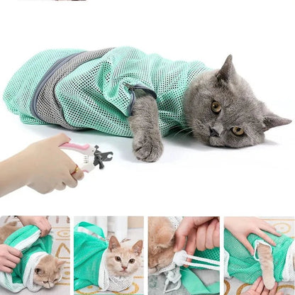 Mesh Cat Grooming Wrap - The Cat Mom Shop