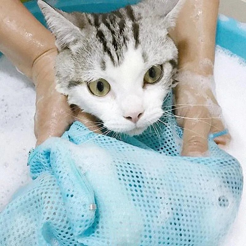 Mesh Cat Grooming Wrap - The Cat Mom Shop