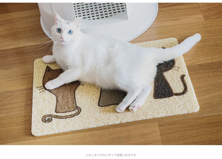 Waterproof PVC Pet Dog Cat Litter Mat Breathable Pet Sleeping Pads for Dog Cat Cute Pattern Kitten Feeding Drinking Mat Supplies-20