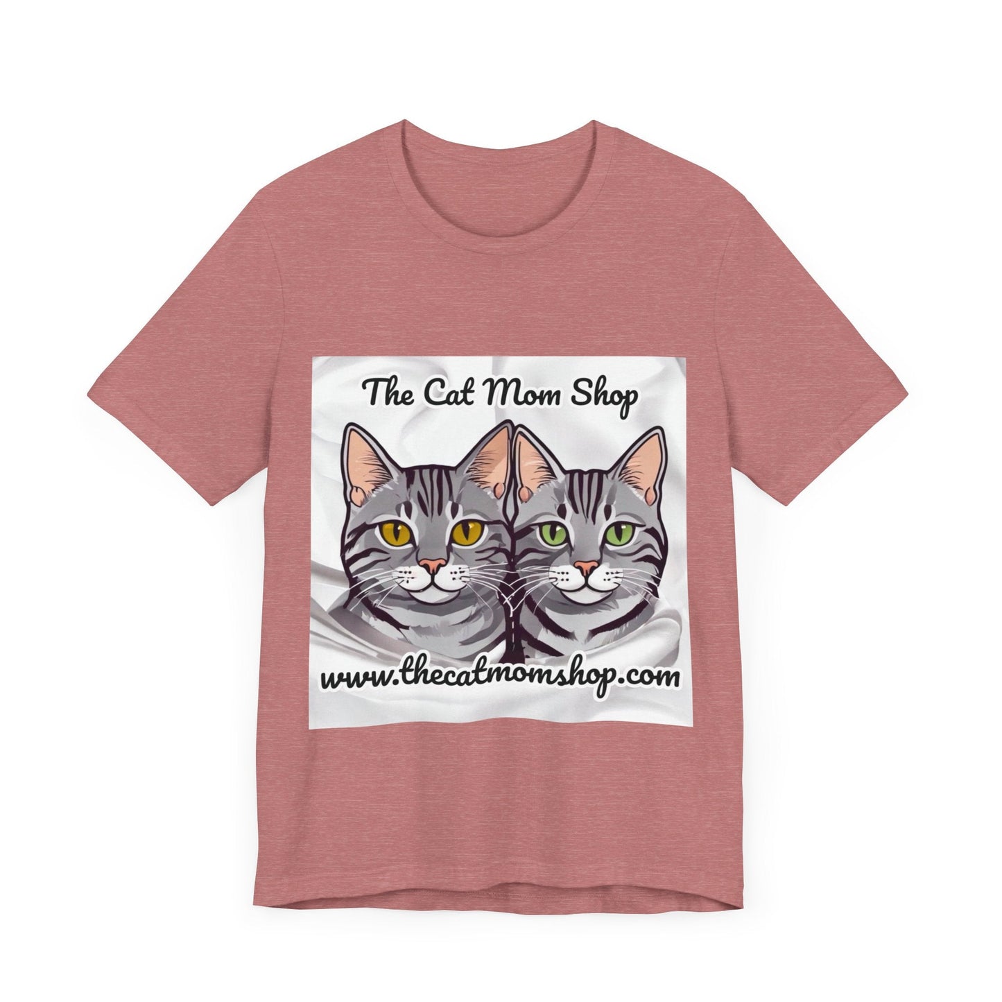 "The Cat Mom Shop" Official Logo Unisex Tee - The Cat Mom Shop