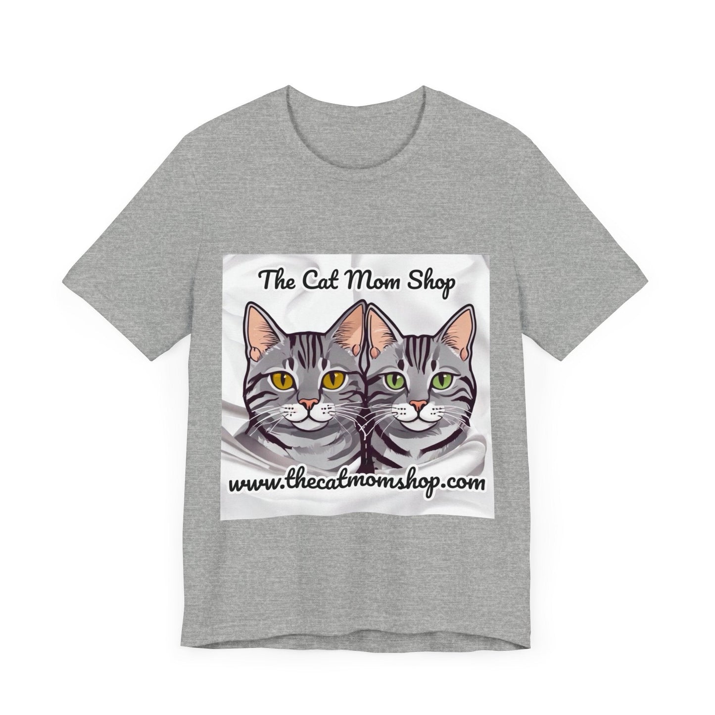 "The Cat Mom Shop" Official Logo Unisex Tee - The Cat Mom Shop