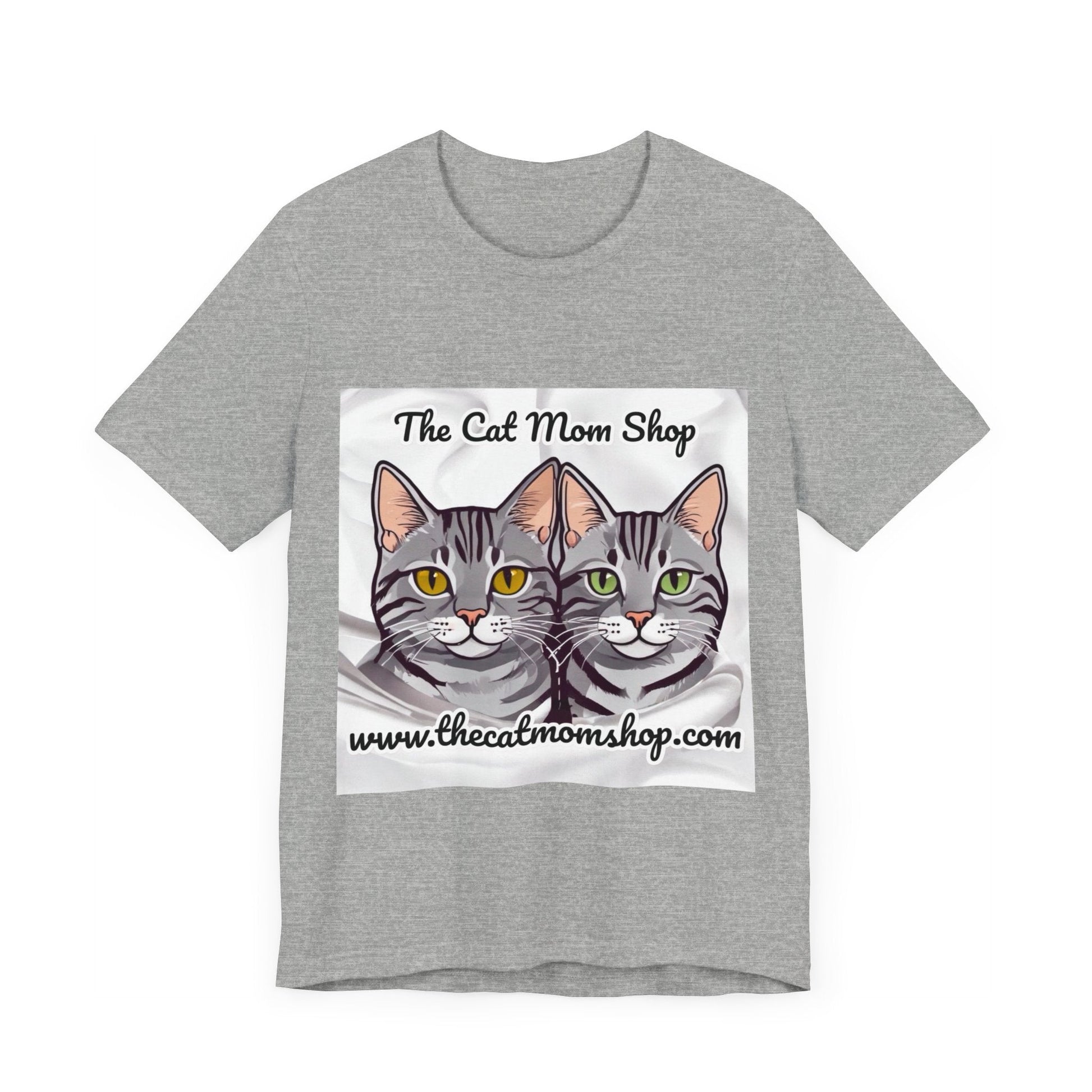 "The Cat Mom Shop" Official Logo Unisex Tee - The Cat Mom Shop