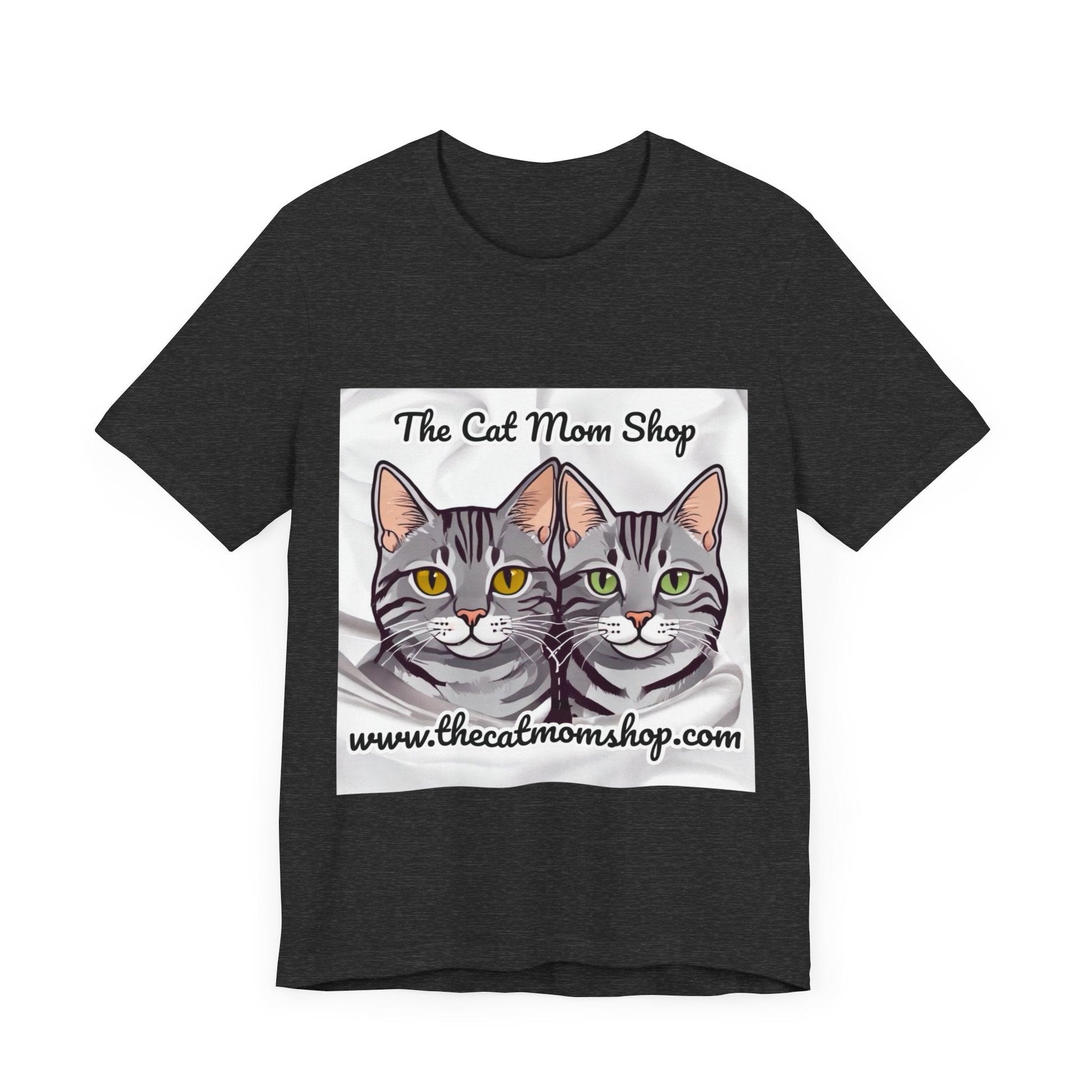 "The Cat Mom Shop" Official Logo Unisex Tee - The Cat Mom Shop