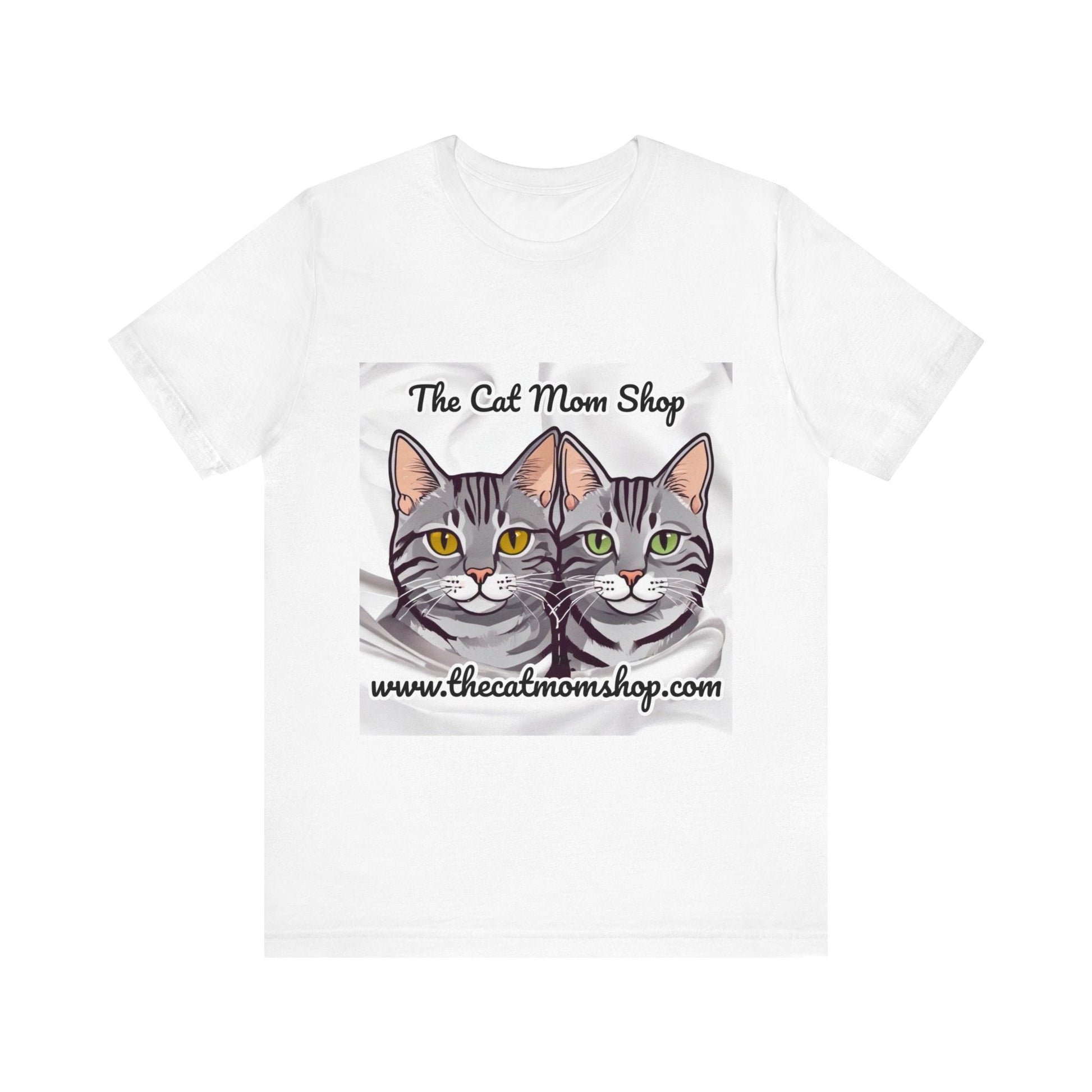 "The Cat Mom Shop" Official Logo Unisex Tee - The Cat Mom Shop