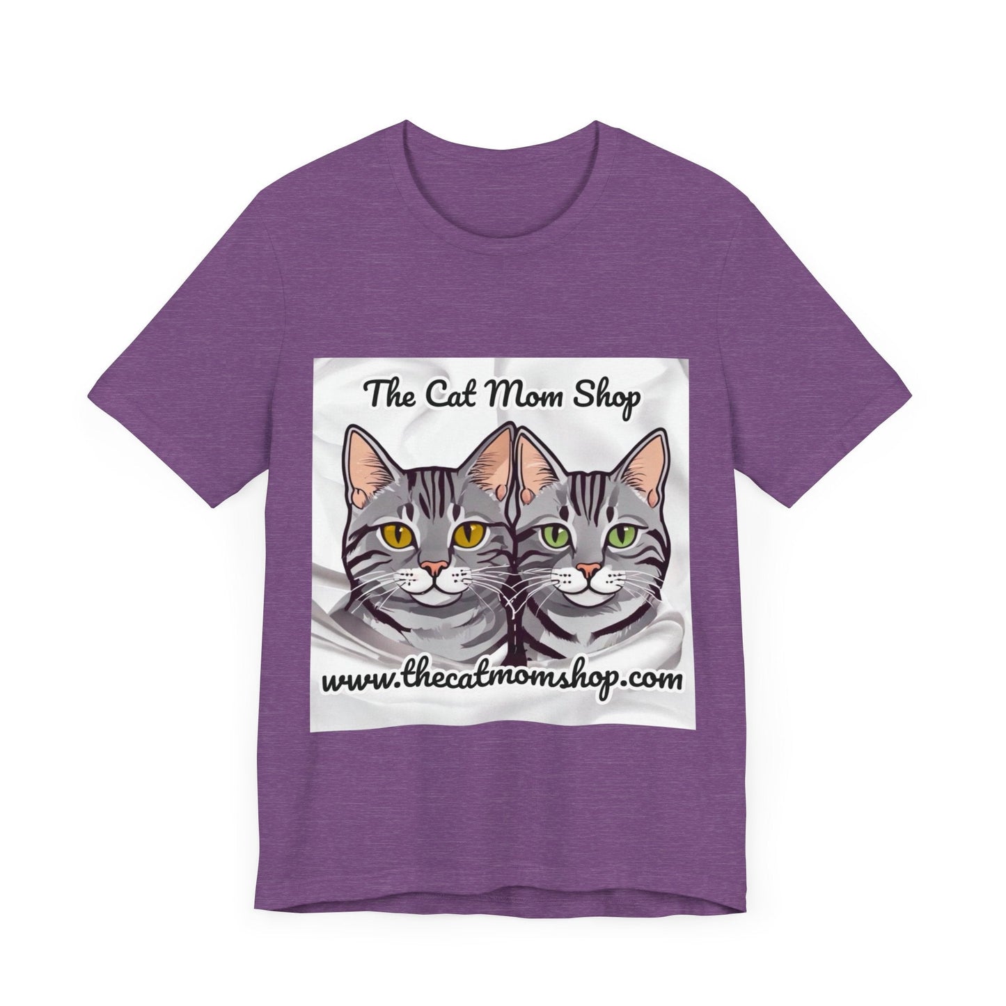 "The Cat Mom Shop" Official Logo Unisex Tee - The Cat Mom Shop