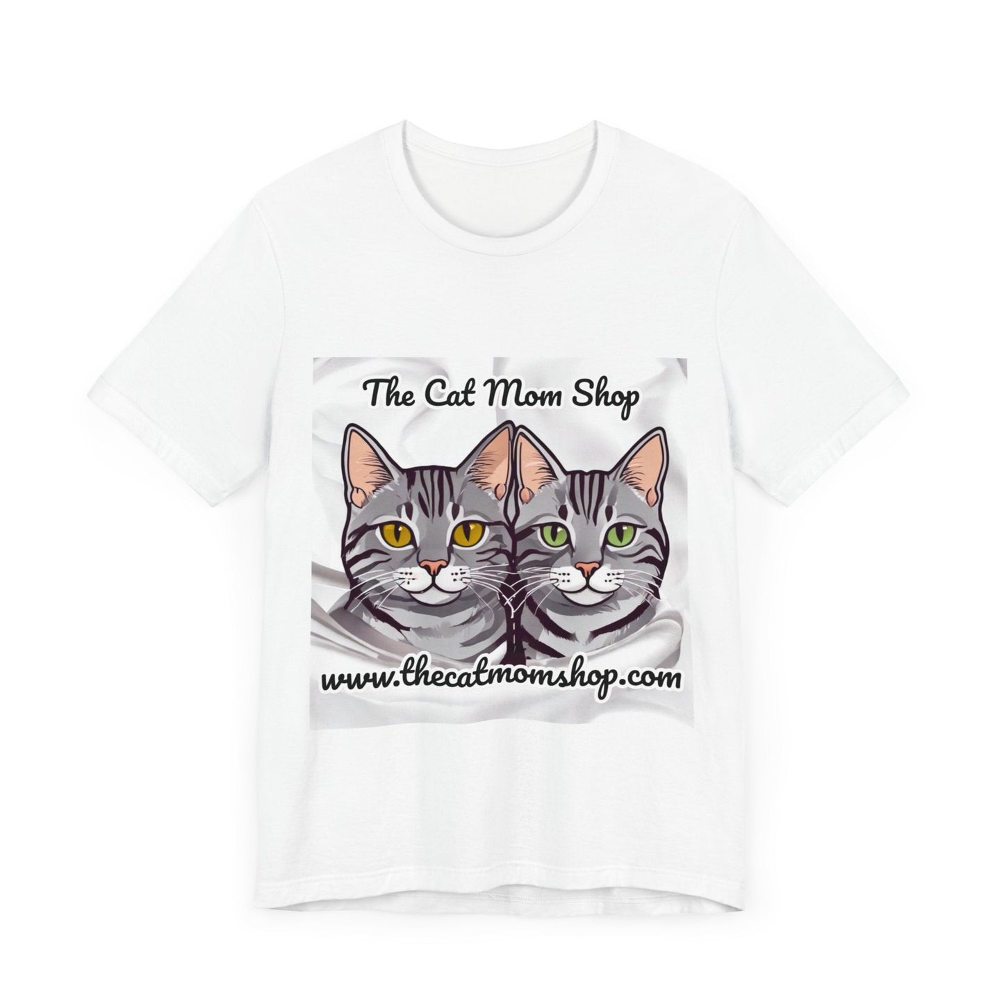 "The Cat Mom Shop" Official Logo Unisex Tee - The Cat Mom Shop