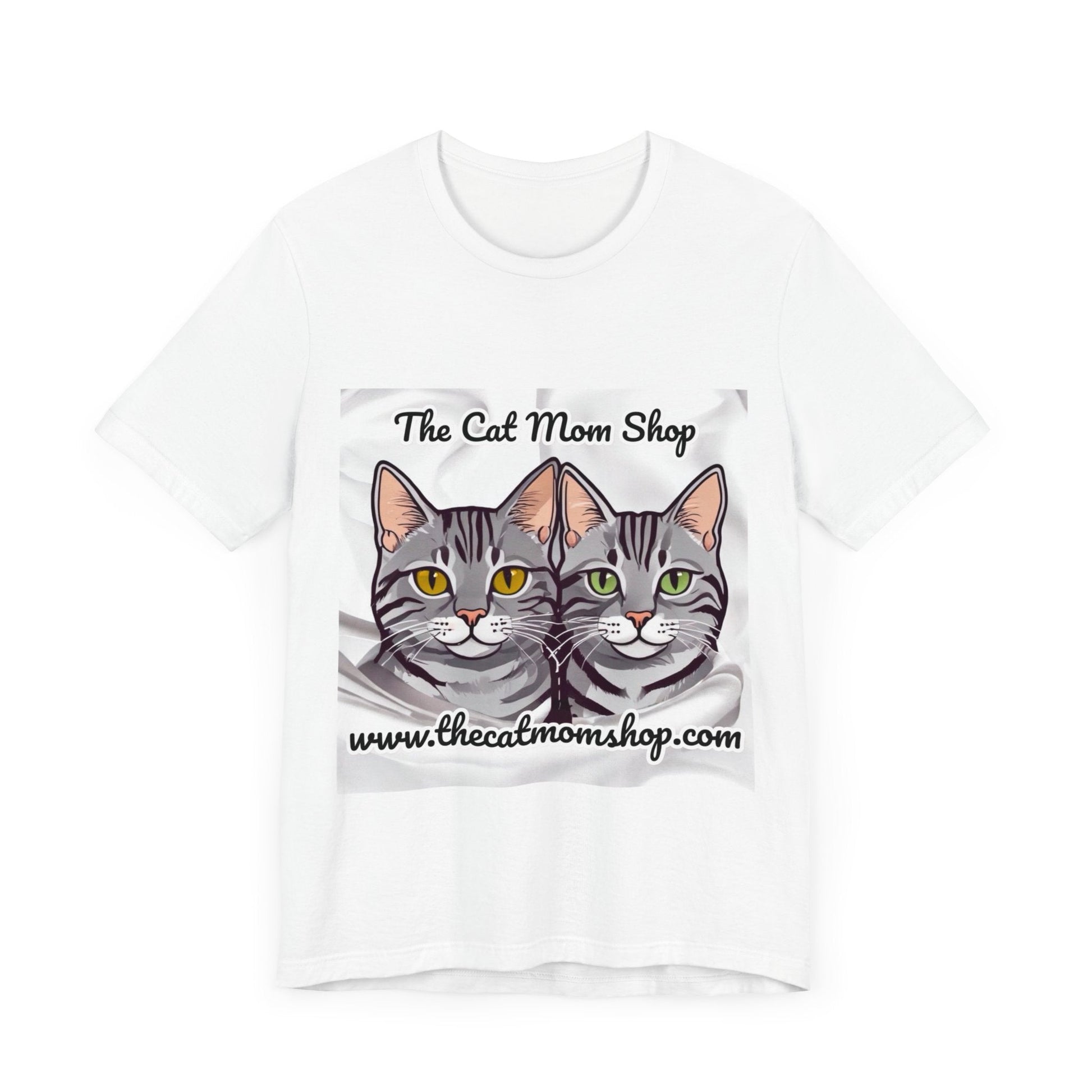 "The Cat Mom Shop" Official Logo Unisex Tee - The Cat Mom Shop