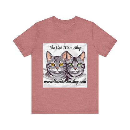 "The Cat Mom Shop" Official Logo Unisex Tee - The Cat Mom Shop